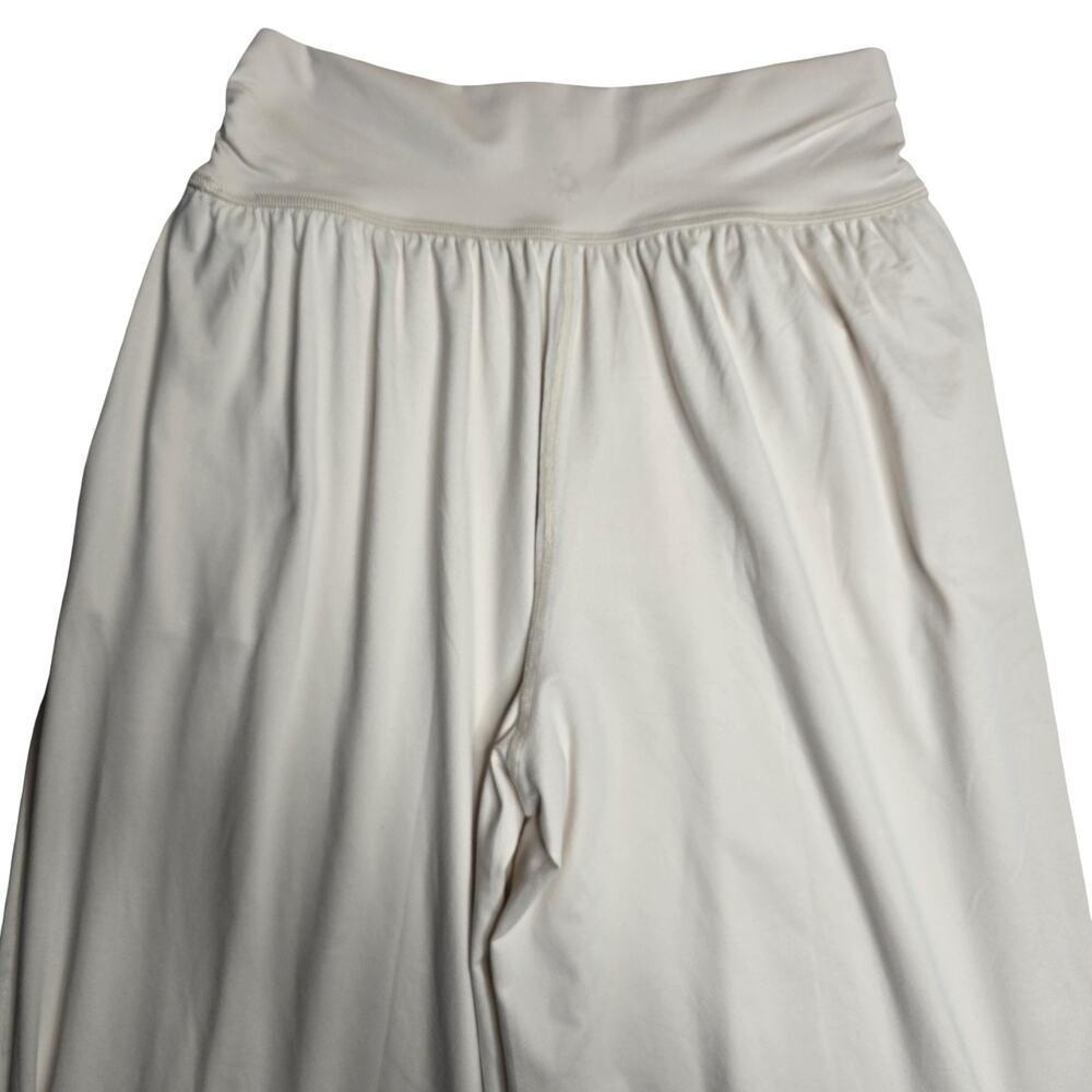 aerie Cream Wide-Leg Split Pants - Picture 4 of 10
